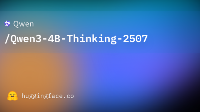 Qwen/Qwen3-4B-Thinking-2507