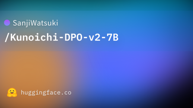 SanjiWatsuki/Kunoichi-DPO-v2-7B