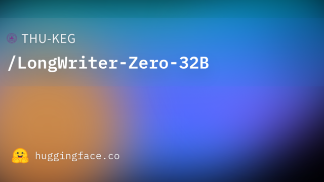 THU-KEG/LongWriter-Zero-32B