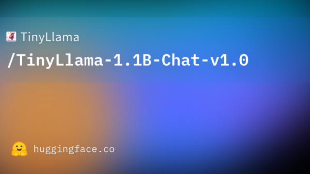 TinyLlama/TinyLlama-1.1B-Chat-v1.0