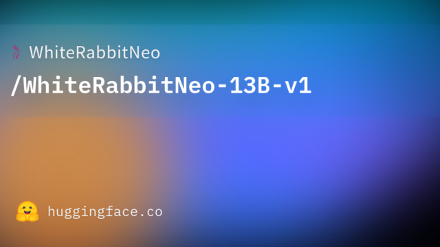 WhiteRabbitNeo/WhiteRabbitNeo-13B-v1
