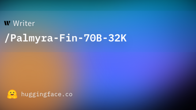 Writer/Palmyra-Fin-70B-32K