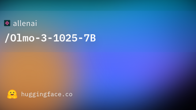 allenai/Olmo-3-1025-7B