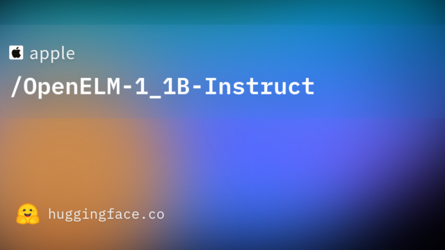 apple/OpenELM-1_1B-Instruct