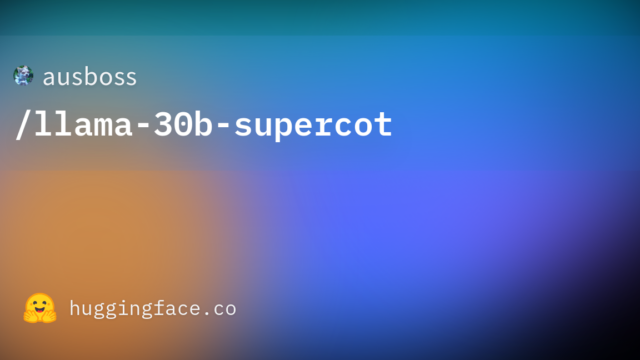ausboss/llama-30b-supercot