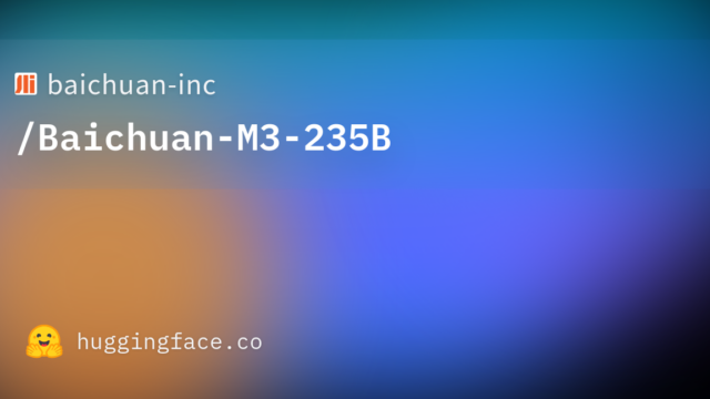 baichuan-inc/Baichuan-M3-235B