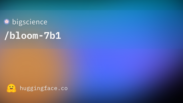 bigscience/bloom-7b1