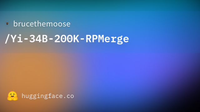 brucethemoose/Yi-34B-200K-RPMerge