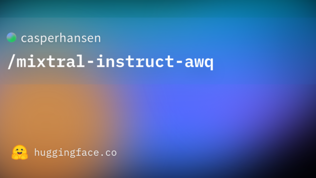 casperhansen/mixtral-instruct-awq