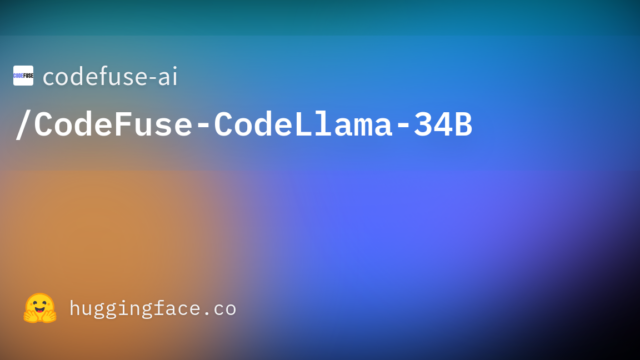 codefuse-ai/CodeFuse-CodeLlama-34B