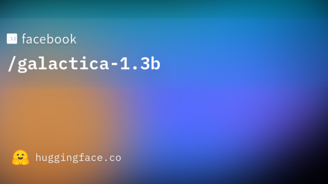 facebook/galactica-1.3b