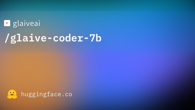 glaiveai/glaive-coder-7b