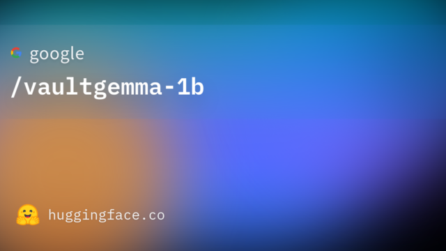 google/vaultgemma-1b