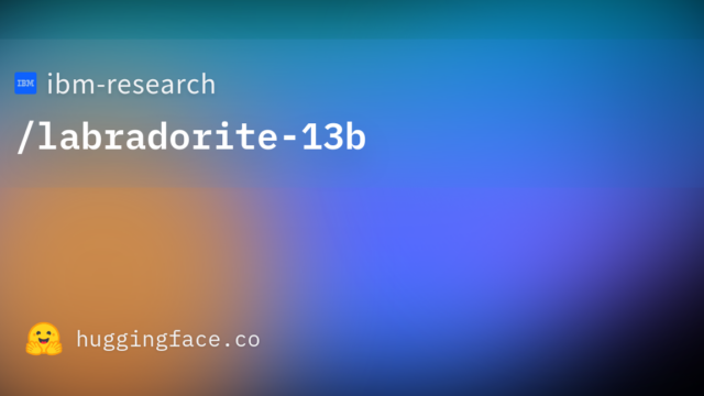 ibm-research/labradorite-13b