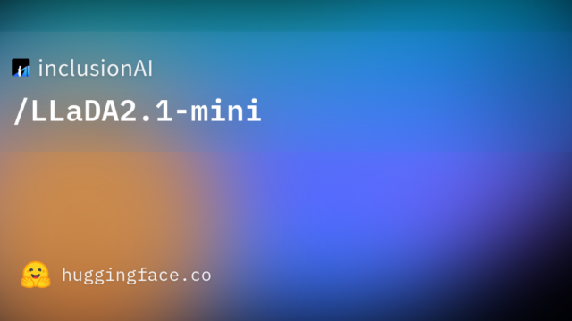 inclusionAI/LLaDA2.1-mini