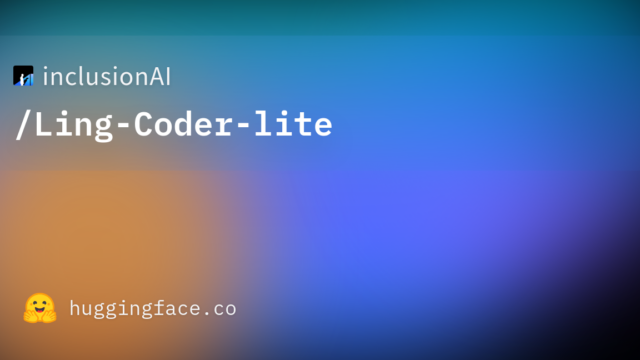 inclusionAI/Ling-Coder-lite