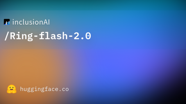 inclusionAI/Ring-flash-2.0