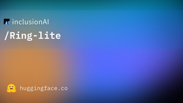 inclusionAI/Ring-lite