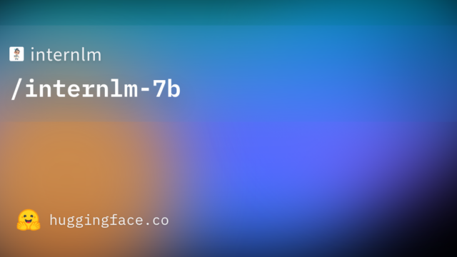 internlm/internlm-7b