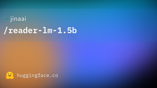 jinaai/reader-lm-1.5b