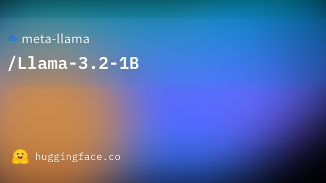meta-llama/Llama-3.2-1B