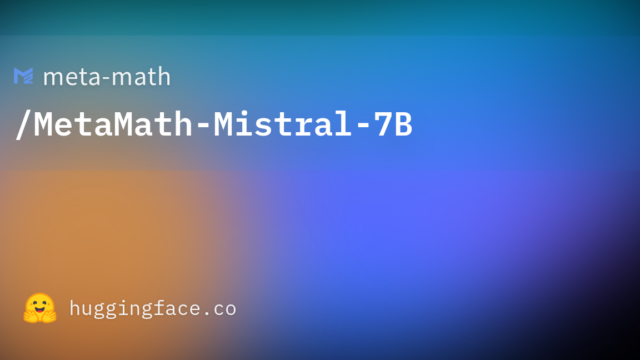 meta-math/MetaMath-Mistral-7B