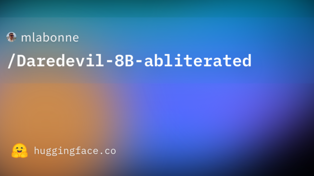mlabonne/Daredevil-8B-abliterated