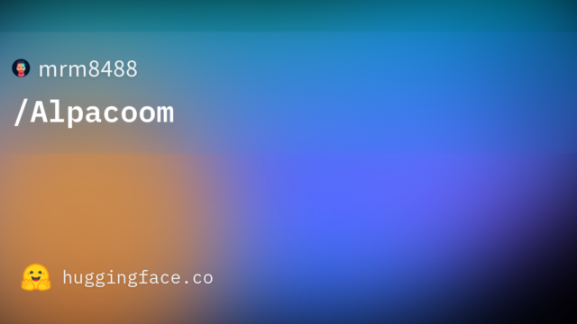mrm8488/Alpacoom