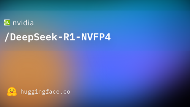 nvidia/DeepSeek-R1-NVFP4
