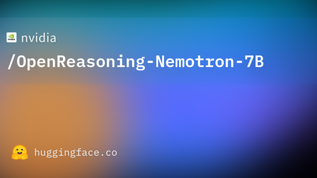 nvidia/OpenReasoning-Nemotron-7B