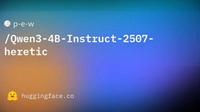 p-e-w/Qwen3-4B-Instruct-2507-heretic