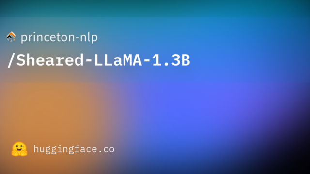 princeton-nlp/Sheared-LLaMA-1.3B