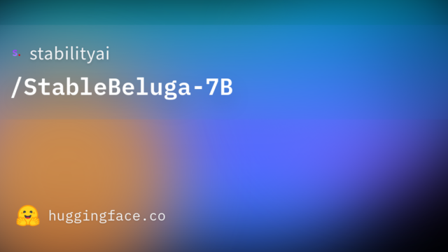 stabilityai/StableBeluga-7B