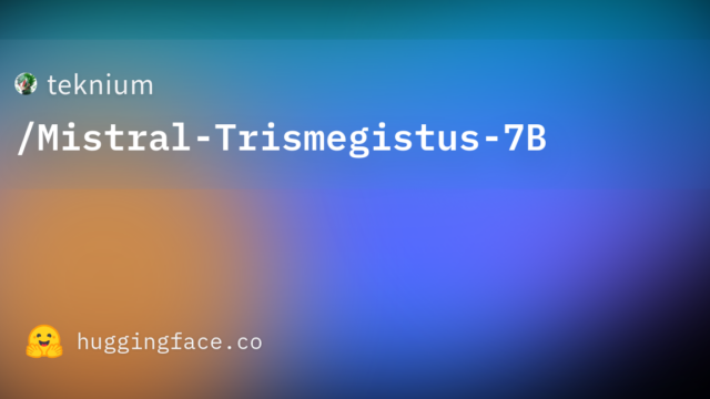 teknium/Mistral-Trismegistus-7B