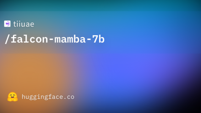 tiiuae/falcon-mamba-7b