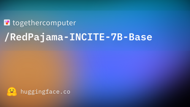 togethercomputer/RedPajama-INCITE-7B-Base