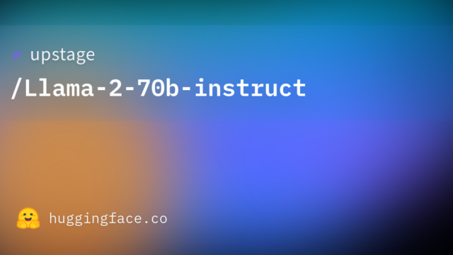 upstage/Llama-2-70b-instruct
