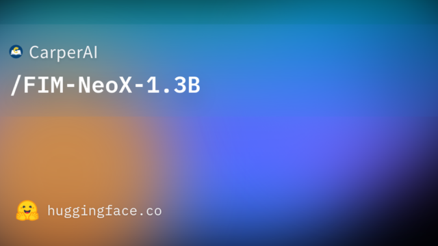 CarperAI/FIM-NeoX-1.3B