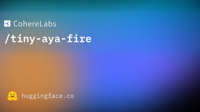 CohereLabs/tiny-aya-fire