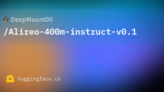 DeepMount00/Alireo-400m-instruct-v0.1