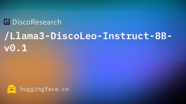 DiscoResearch/Llama3-DiscoLeo-Instruct-8B-v0.1