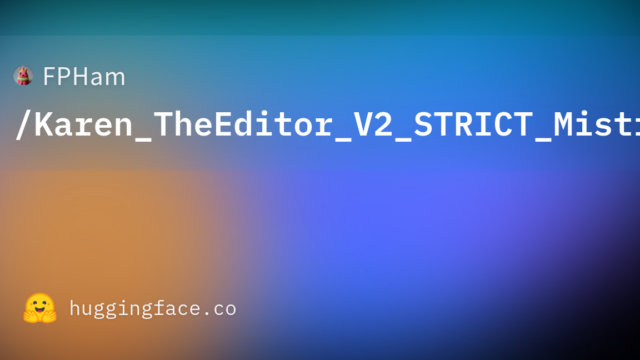 FPHam/Karen_TheEditor_V2_STRICT_Mistral_7B