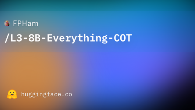 FPHam/L3-8B-Everything-COT