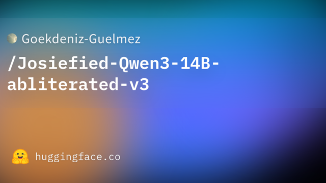 Goekdeniz-Guelmez/Josiefied-Qwen3-14B-abliterated-v3