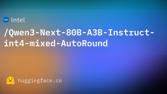 Intel/Qwen3-Next-80B-A3B-Instruct-int4-mixed-AutoRound