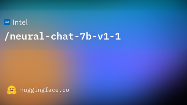 Intel/neural-chat-7b-v1-1