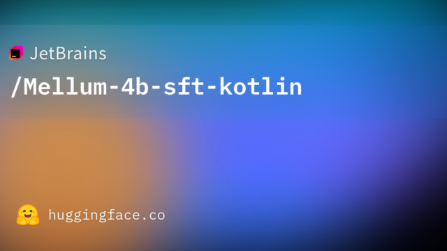 JetBrains/Mellum-4b-sft-kotlin