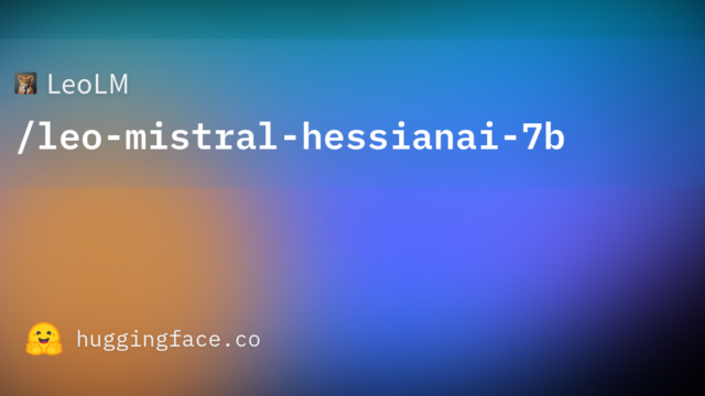 LeoLM/leo-mistral-hessianai-7b