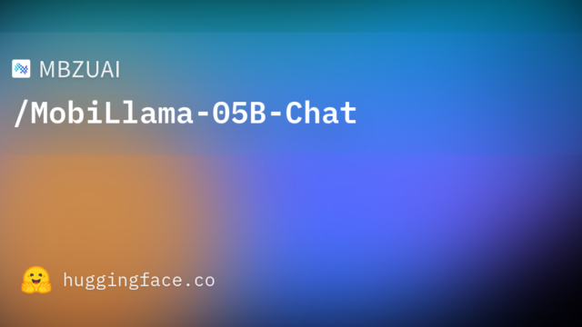 MBZUAI/MobiLlama-05B-Chat
