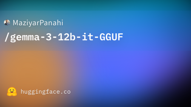 MaziyarPanahi/gemma-3-12b-it-GGUF